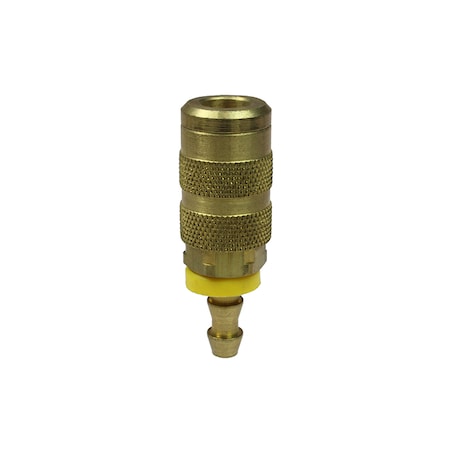 Coilhose Pneumatics 1/4" 6-Point Automotive Coupler 1/4" ID Lock-On 16X4L